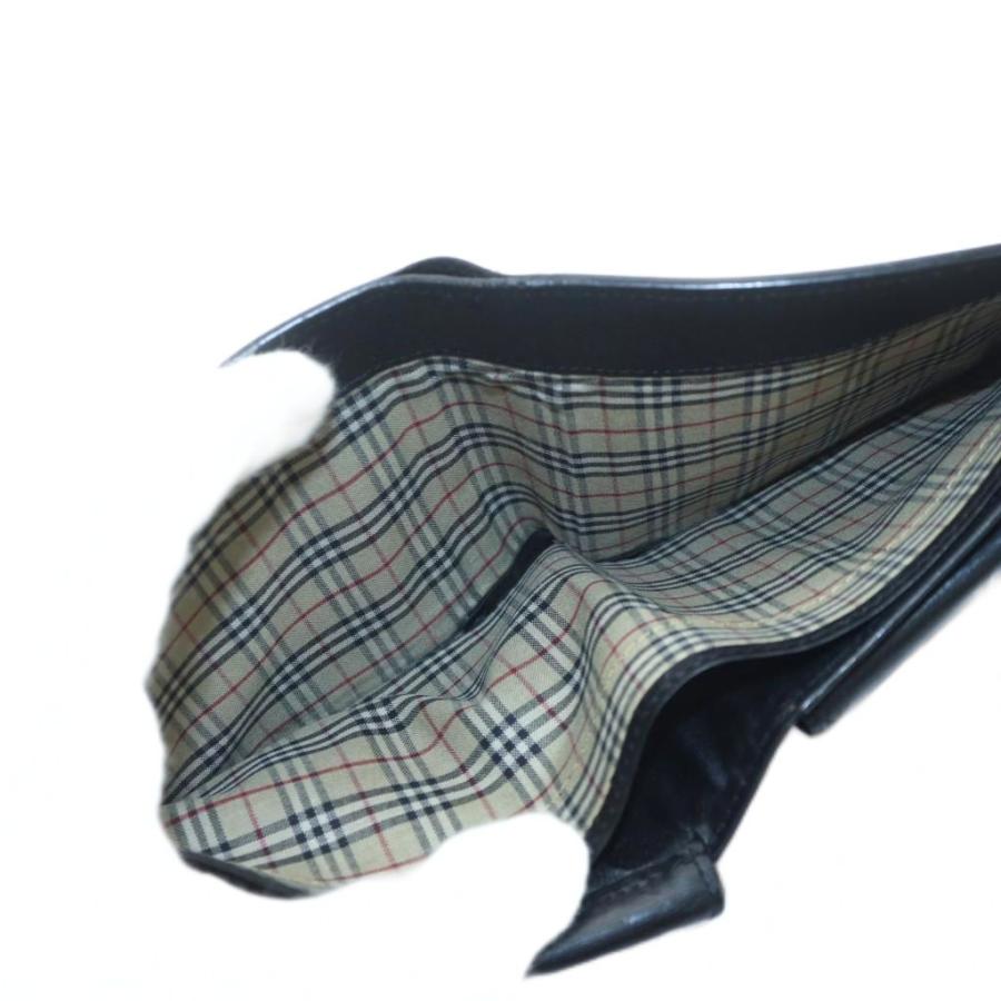 BURBERRY バーバリー 二つ折り財布 ウォレット ミニ レザー ロゴ