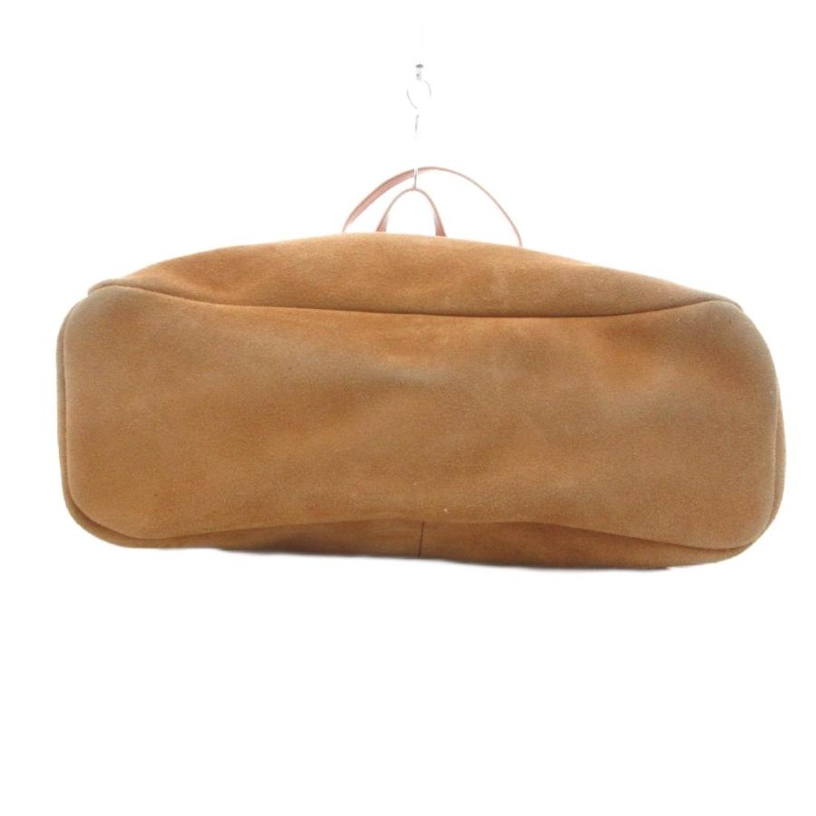 91 esima UTOPIA トートバッグ レザー スエード 茶 ブラウン /JS