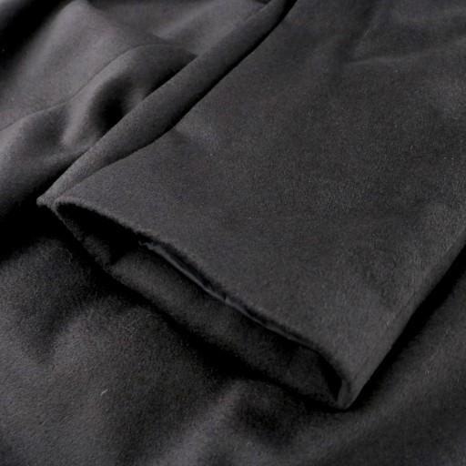 ステンカラーコート ロング アウター カシミア フォックスファー 毛皮