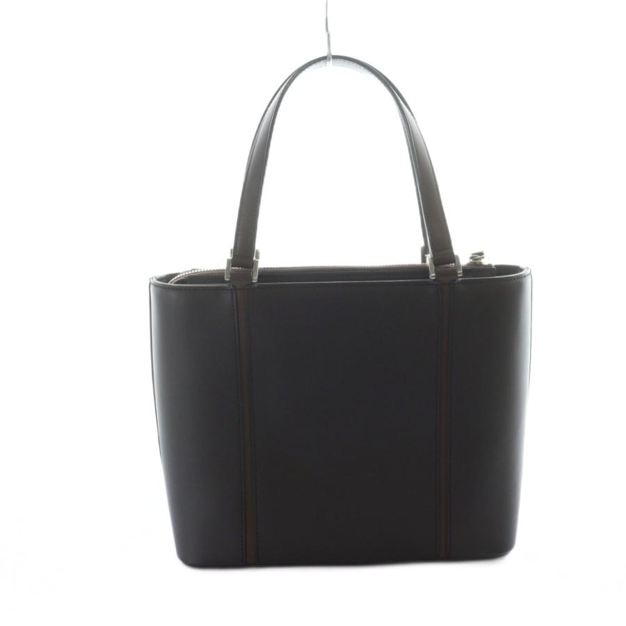 Burberry バーバリー 黒 レザー ハンドバッグ BURBERRY（バーバリー） ハンドバッグ トート レザー 茶 ブラウン