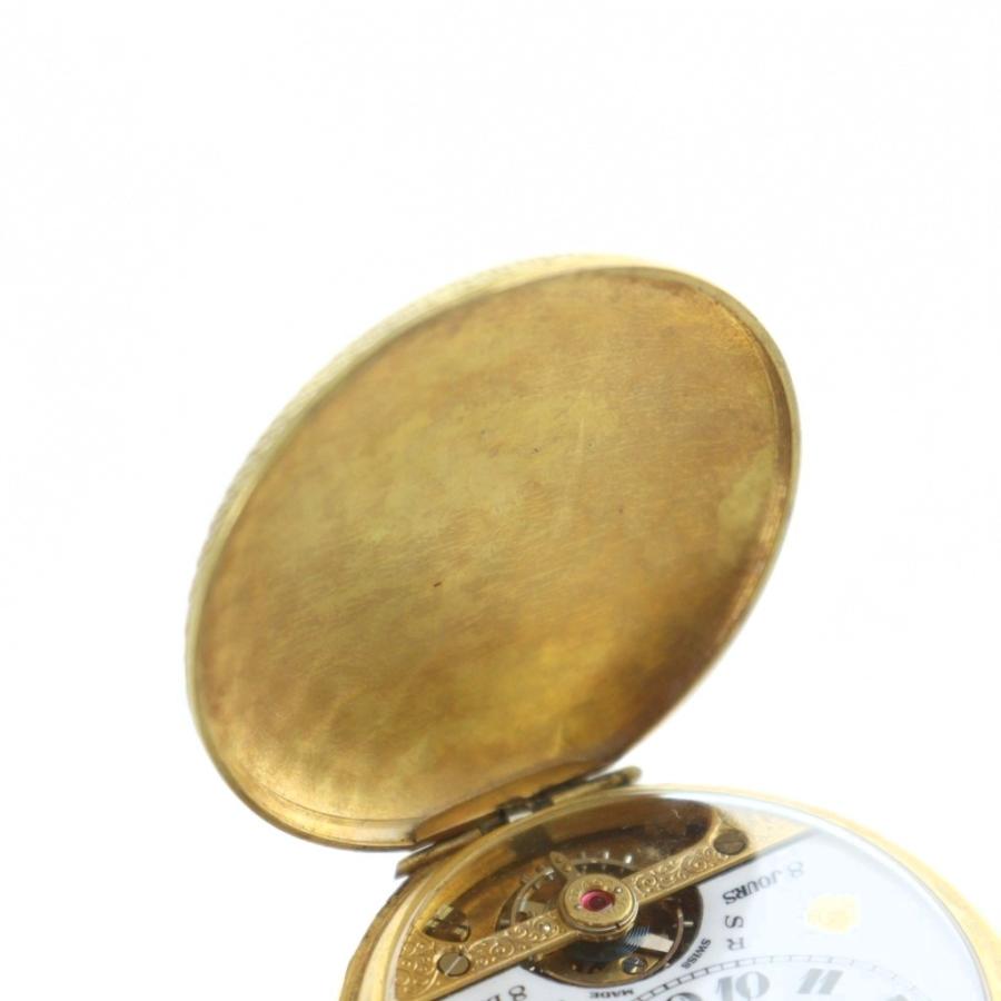 極美品】Aroma HEBDOMAS 8日巻き 懐中時計 タグ・箱・チェーン付 