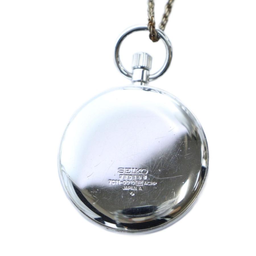 セイコー SEIKO 7C11-0010 鉄道時計 懐中時計 ウォッチ クォーツ