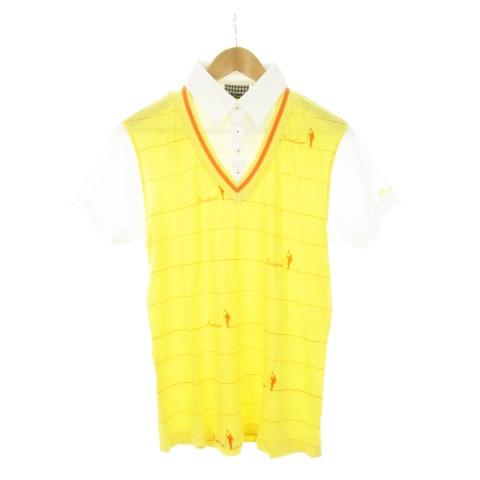 未使用品 ラッセルノ Russeluno ポロシャツ 半袖 フェイク