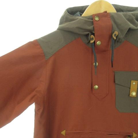 CAPP3L RIDE スノーボードジャケット Ｌ CAPP3L Snowboard Jacket/ Coat Womens SM. Brown Striped Ride