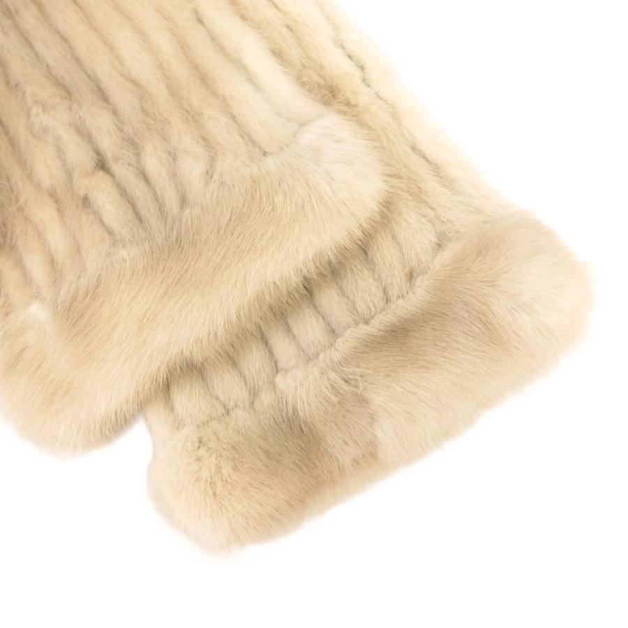 オズファー OSFUR ファーコート 毛皮 ミンクファー ベージュ /AE