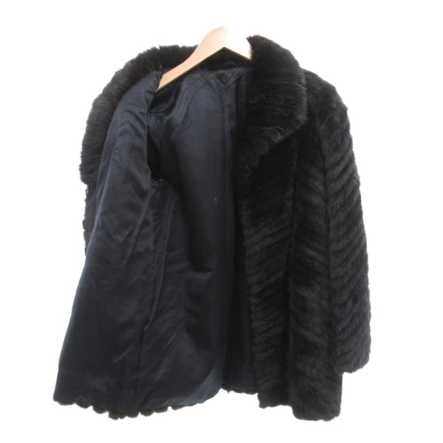 Fourrures e ミンクファー 毛皮コート サイドスリット Fourrures e ミンクファー 毛皮コート サイドスリット Fourrures e