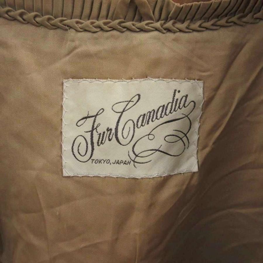 【中古】FUR CANADIA ファーコート 毛皮 ミンク 13 ライトブラウン /JS ■GY18 レディース FUR CANADIA ファーコート 毛皮 ミンク 13 ライトブラウン /JS □GY18
