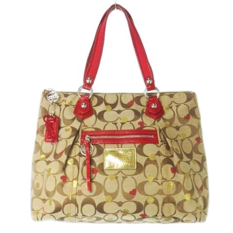 COACH（コーチ） COACH POPPY トートバッグ キャンバス レザー 革