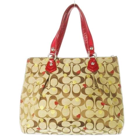 COACH（コーチ） COACH POPPY トートバッグ キャンバス レザー 革
