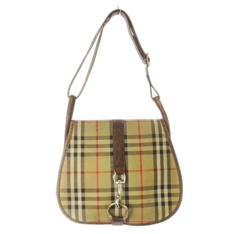 バーバリーズ Burberrys ショルダーバッグ キャンバス レザー 革 ノバ 
