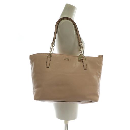 COACH（コーチ） トートバッグ ハンド レザー ロゴ シルバー金具