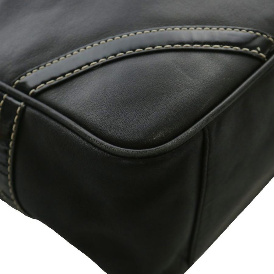 COACH（コーチ） トートバッグ ハンド レザー ロゴ 黒 ブラック F10413