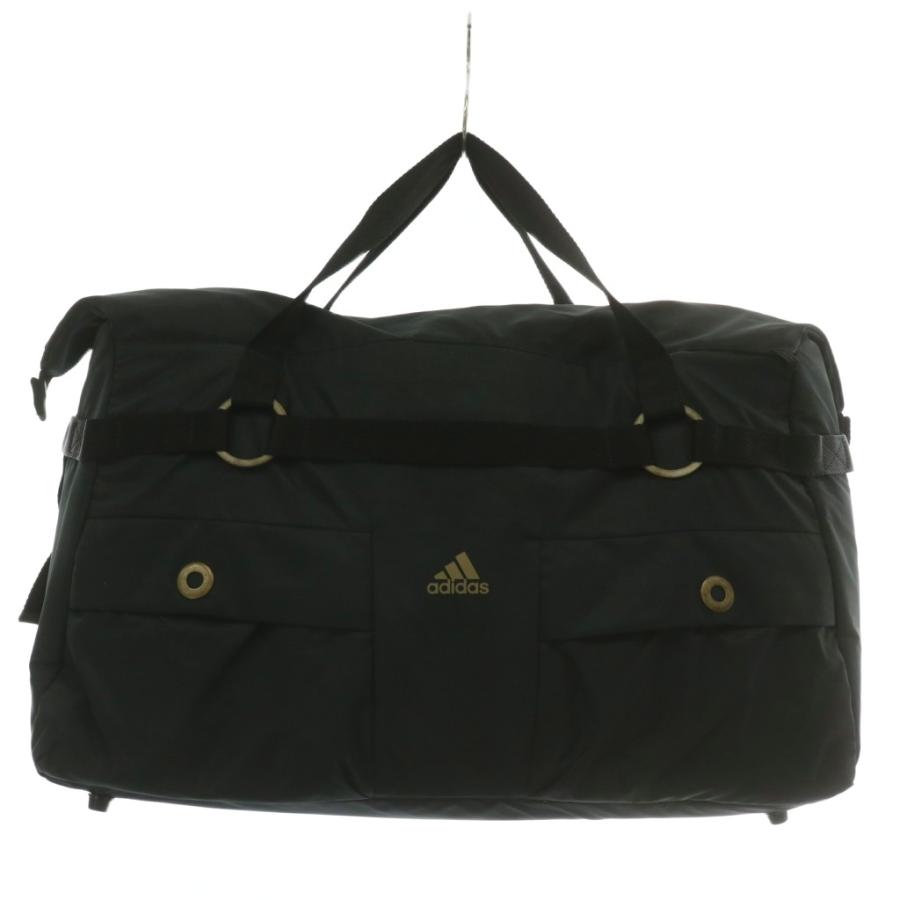 adidas ブラック　ボストンバッグ adidas（アディダス） ボストンバッグ ショルダー 2WAY ロゴ 黒