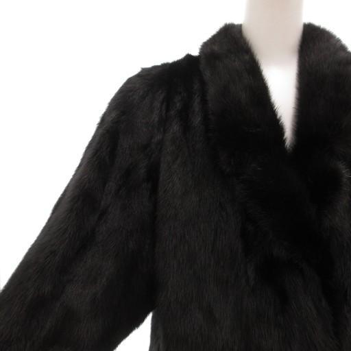 サガミンク SAGA MINK 銀サガ ファーコート 毛皮 ミンクファー 13 黒