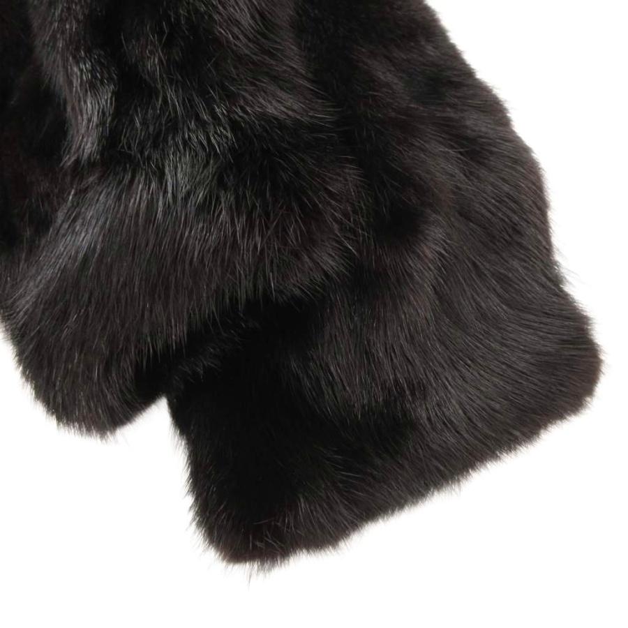 【中古】サガミンク SAGA MINK 銀サガ ファーコート 毛皮 ミンクファー 13 黒 ブラック /AE ■GY18 レディース サガミンク SAGA MINK 銀サガ ファーコート 毛皮 ミンクファー 13 黒