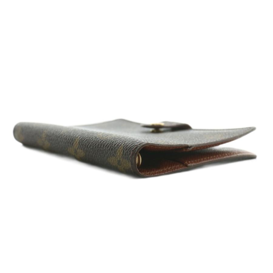 ルイヴィトン LOUIS VUITTON アジェンダ PM システム手帳カバー PVC レザー モノグラム 総柄 茶色 ブラウンの画像