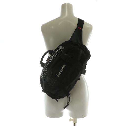 美品　Supreme ショルダーバッグ 19awブラック CORDURA Supreme シュプリーム SUPREME 19AW Waist Bag ウエストバッグ