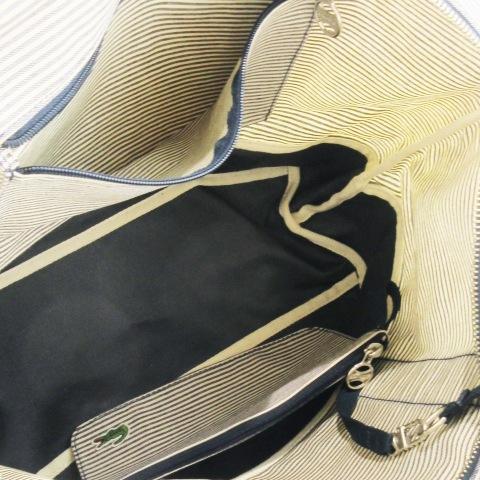 LACOSTE（ラコステ） トートバッグ ビーチバッグ キャンバス 帆布 