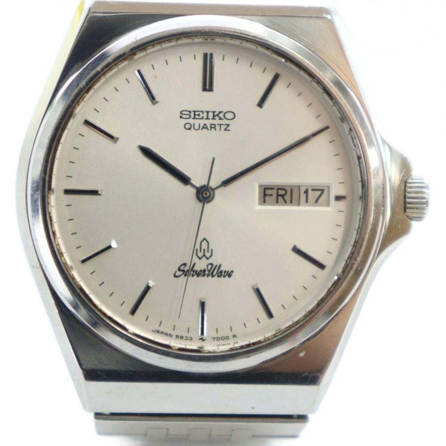 セイコー SEIKO 5933-7000 腕時計 ウォッチ クォーツ カレンダー付き 