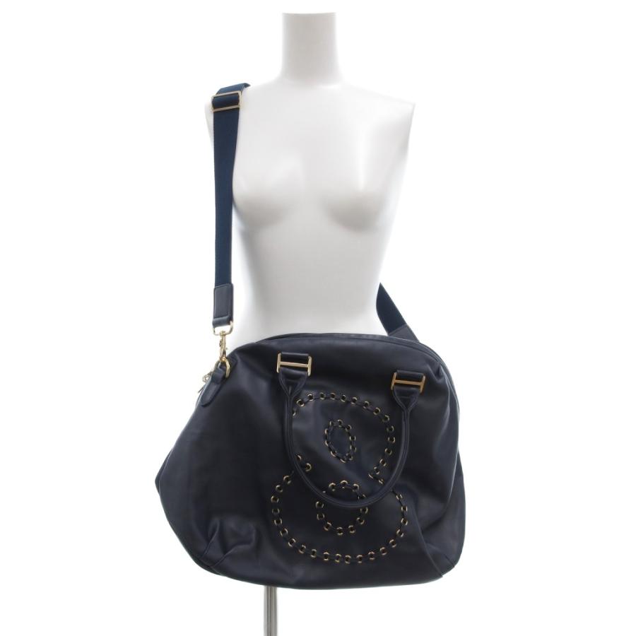 ムータ muta 8BAG トートバッグ ショルダー 2WAY レザー 皮革 紺