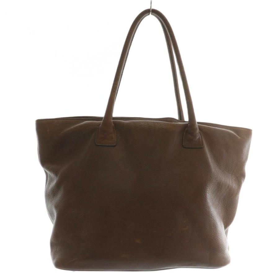 Max Mara（マックスマーラ） トートバッグ ハンド レザー ロゴ 茶色