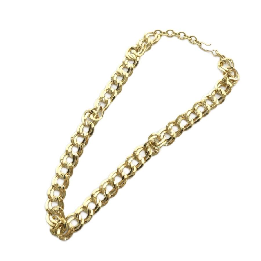 モネ Monet ネックレス チェーン アクセサリー ロゴ ゴールド色 □GY11