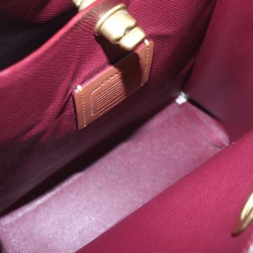 COACH（コーチ） ハンド ショルダーバッグ 2WAY PVC レザー ロゴ