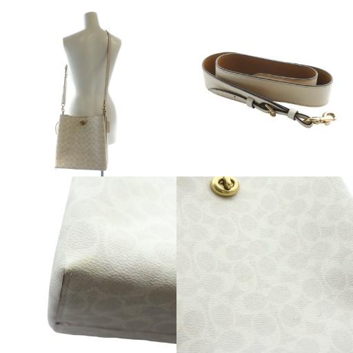 COACH（コーチ） ハンド ショルダーバッグ 2WAY PVC レザー ロゴ