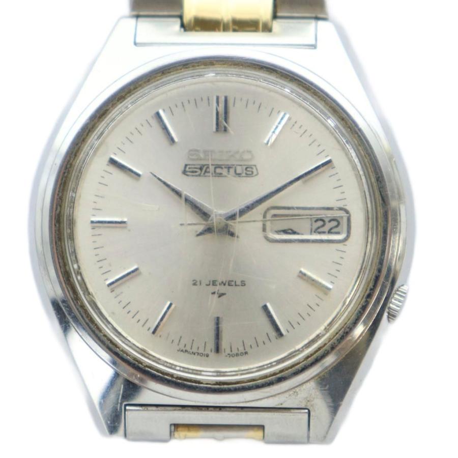 セイコー SEIKO ジャンク品 5 ACTUS ファイブ アクタス 7019-8010