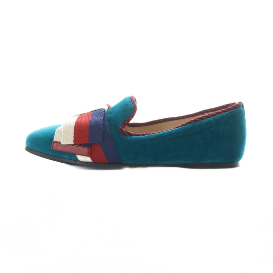 GUCCI（グッチ） パンプス スリッポン フラットシューズ ベロア 