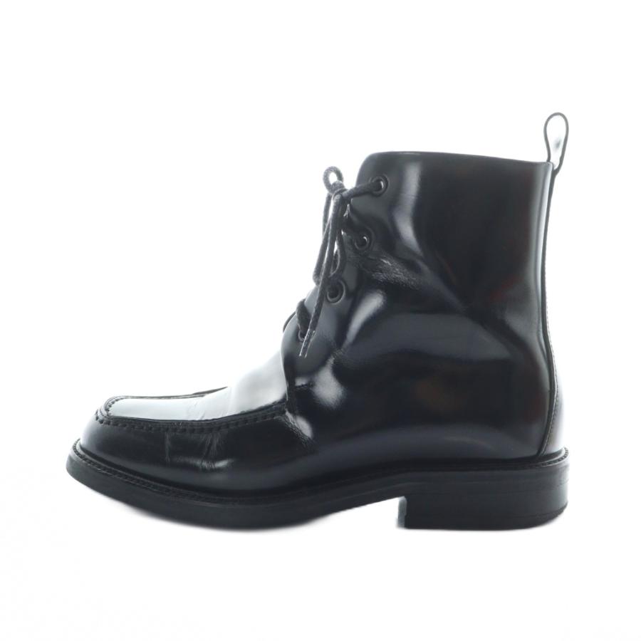 【中古】グッチ GUCCI ショートブーツ スクエアトゥ ロゴ レザー 36 23cm 黒 ブラック ■GY18 /MQ ■OH レディース GUCCI（グッチ） ショートブーツ スクエアトゥ ロゴ レザー 36 23cm 黒