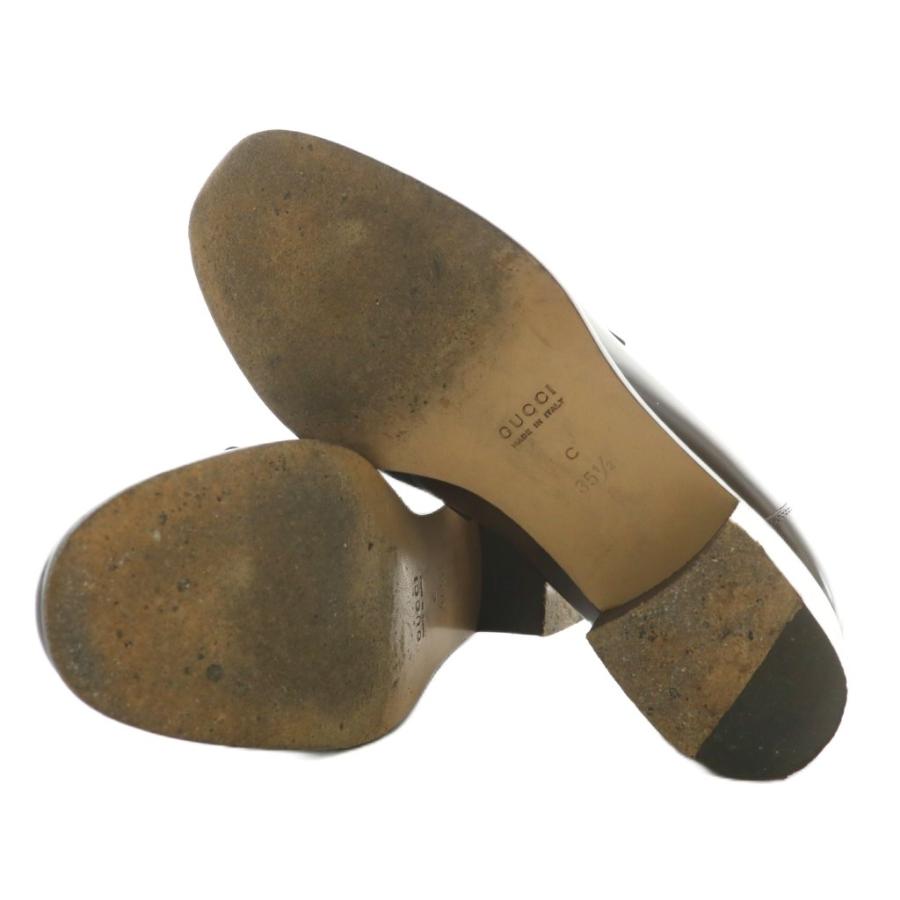 GUCCI（グッチ） ローファー パンプス レザー ラウンドトゥ チャンキー