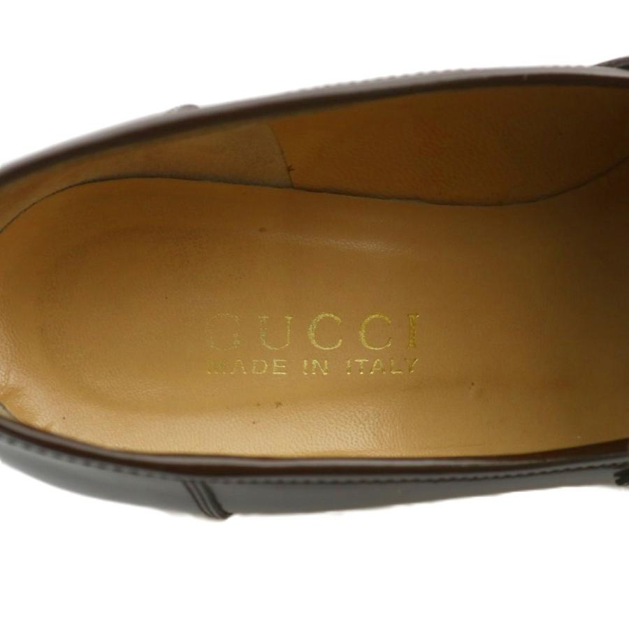 GUCCI（グッチ） ローファー パンプス レザー ラウンドトゥ チャンキー