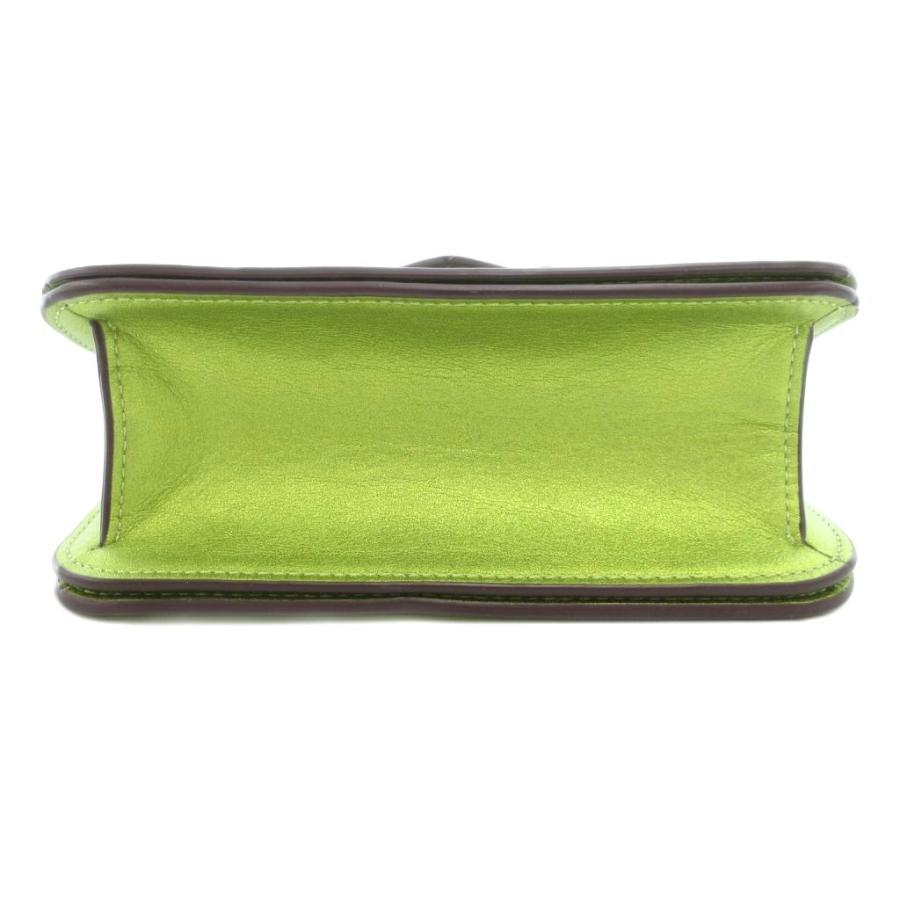 【中古】コーチ COACH ショルダーバッグ レザー 革 ロゴ 緑 グリーン CO923 /JS ■GY18 レディース COACH（コーチ） ショルダーバッグ レザー 革 ロゴ 緑 グリーン CO923