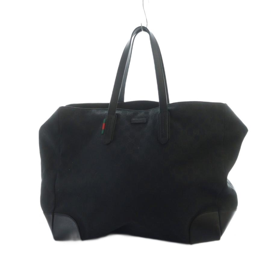 GUCCI（グッチ） トートバッグ ハンド レザー GGキャンバス