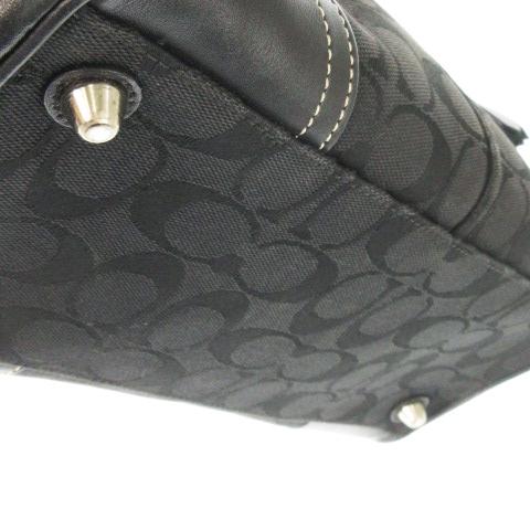 【人気】COACH シグネチャーミニボストン レザー/キャンバス 8K05 COACH（コーチ） ハンドバッグ ミニボストン キャンバス レザー 革