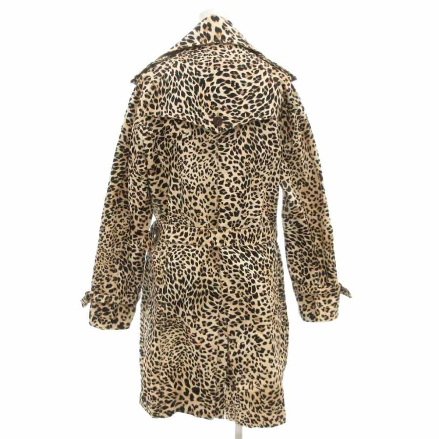 パオラフラーニ PAOLA FRANI トレンチコート ロング レオパード柄