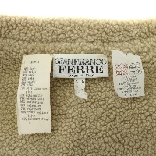 ジャンフランコフェレ GIANFRANCO FERRE ノーカラー コート アウター