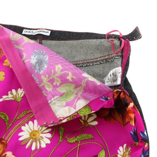 DOLCE&GABBANA ドルチェ&ガッバーナ ドルガバ ミドルスカート 花