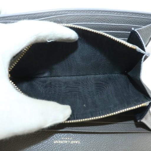 サンローラン パリ SAINT LAURENT PARIS 長財布 二つ折り レザー ロゴ