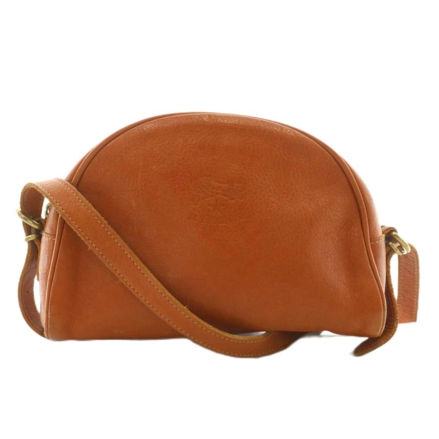 IL BISONTE（イルビゾンテ） ショルダーバッグ レザー ハーフムーン