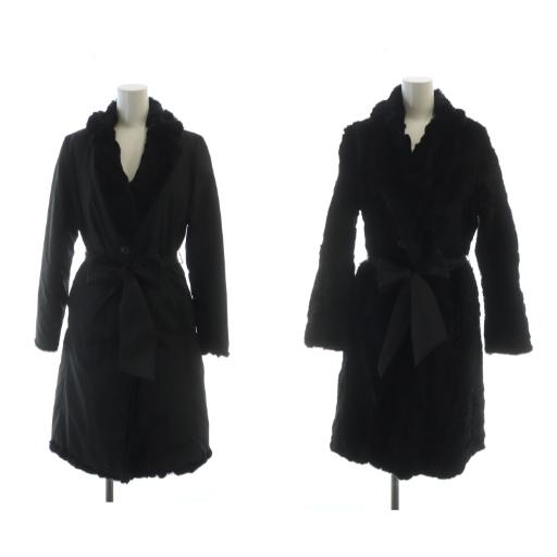 極美品✨️ ストロベリーフィールズ　ラビットファー コート　リバーシブル　毛皮 ストロベリーフィールズ STRAWBERRY-FIELDS 毛皮コート リバーシブル