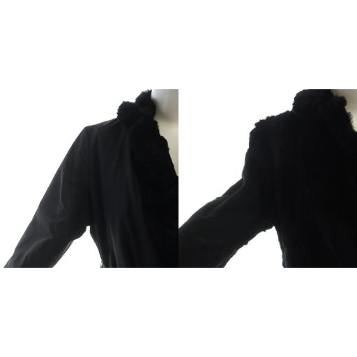 ストロベリーフィールズ STRAWBERRY-FIELDS 毛皮コート リバーシブル