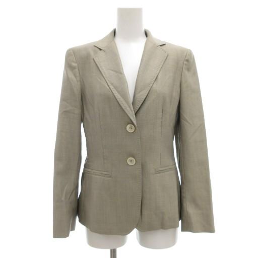 Max Mara マックスマーラ　テーラードジャケット　ラムレザー　白タグ Max Mara（マックスマーラ） 白タグ テーラードジャケット ブレザー