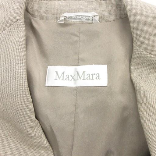 Max Mara マックスマーラ　テーラードジャケット　ラムレザー　白タグ Max Mara（マックスマーラ） 白タグ テーラードジャケット ブレザー