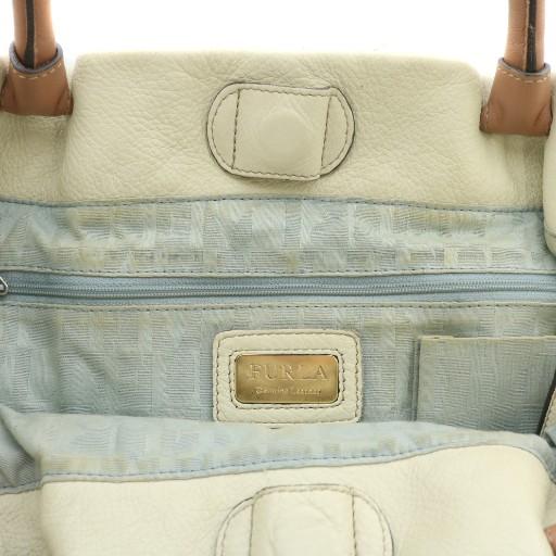 FURLA（フルラ） ハンドバッグ トート レザー マグネット ロゴ