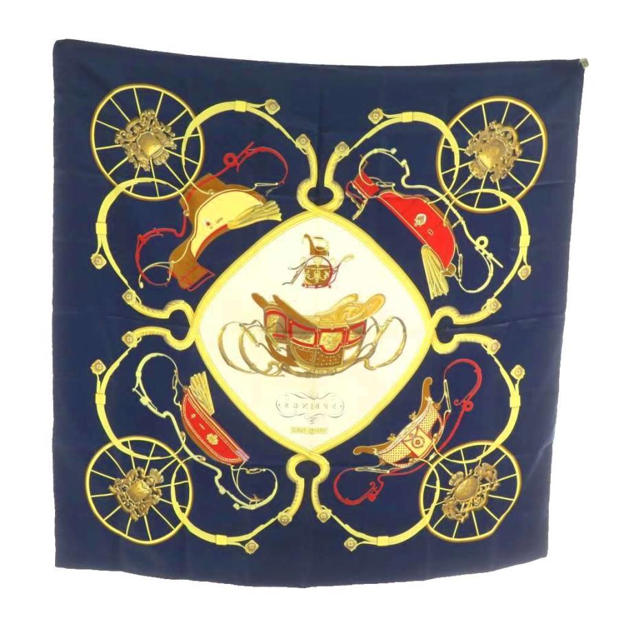 HERMES（エルメス） カレ90 スプリングス SPRINGS スカーフ 絹 シルク