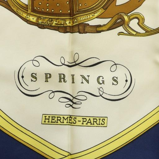 HERMES（エルメス） カレ90 スプリングス SPRINGS スカーフ 絹 シルク