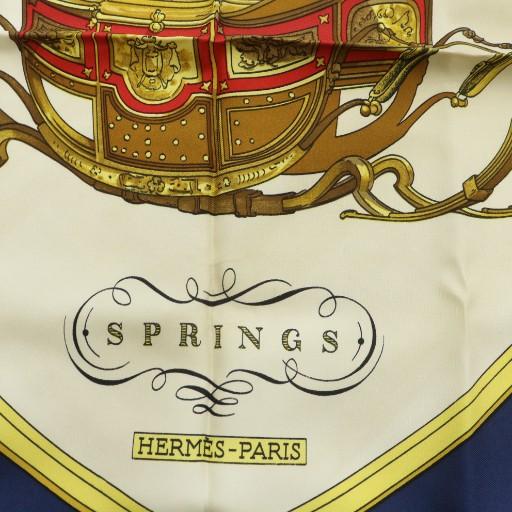 HERMES（エルメス） カレ90 スプリングス SPRINGS スカーフ 絹 シルク
