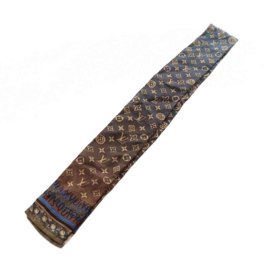 LOUIS VUITTON（ルイ・ヴィトン） スカーフ ストール ロゴ 絹 シルク